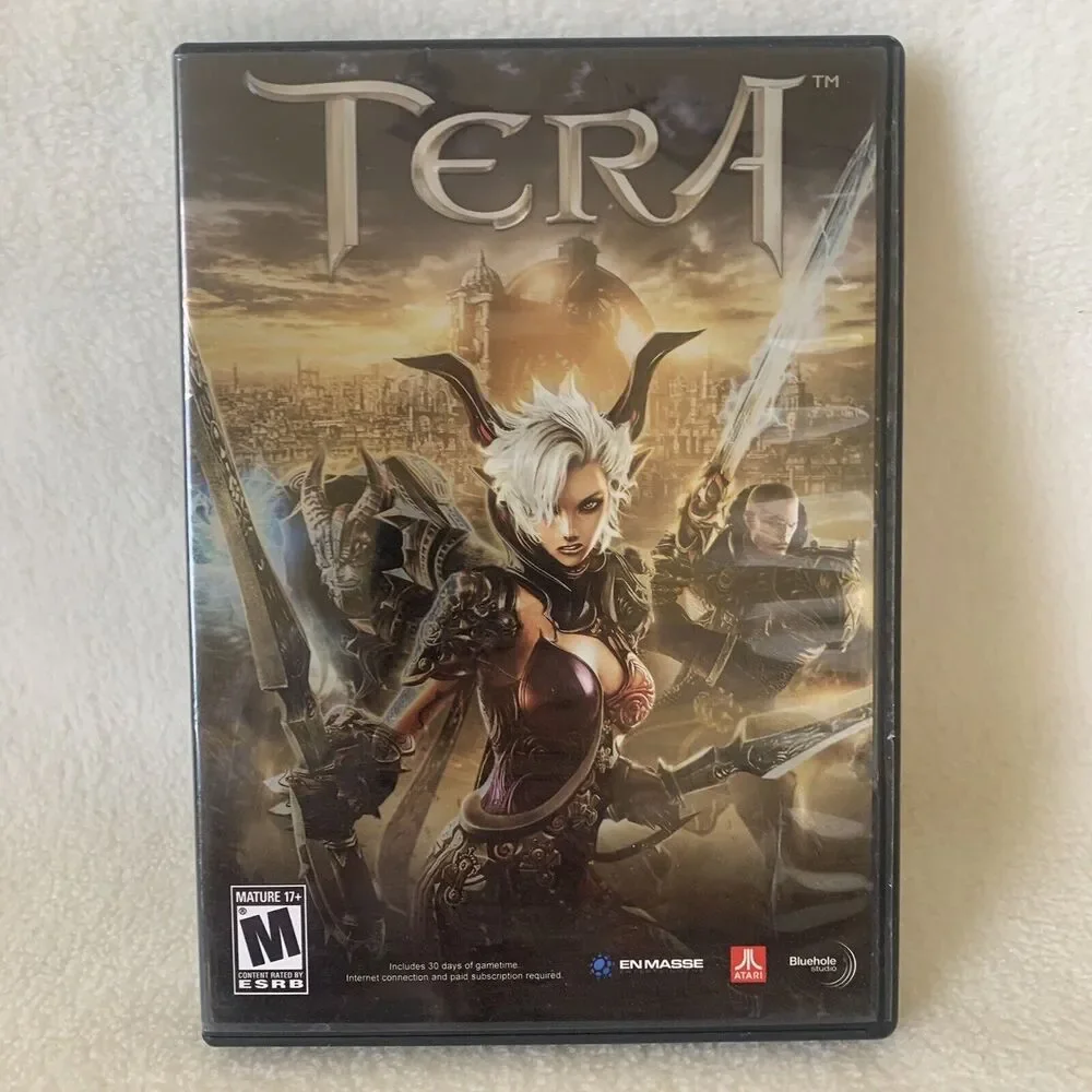 Tera (PC, 2012)‎ Complete in Box with Manual and All 3 Clean Discs CIB